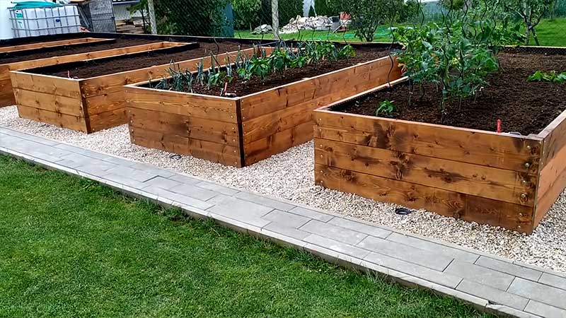 4x4 Lumber Raised Garden Bed